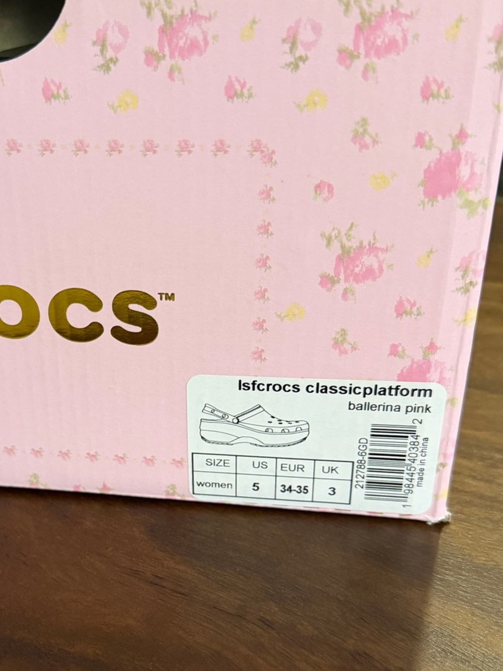 NWT Loveshackfancy ballerina pink platform clog - Picture 5 of 7